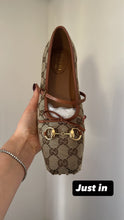 Load image into Gallery viewer, Monogram Suede Flats
