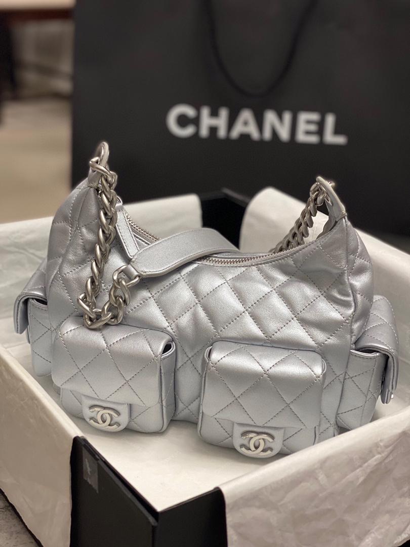 Double Pocket C Bag (6 colors)