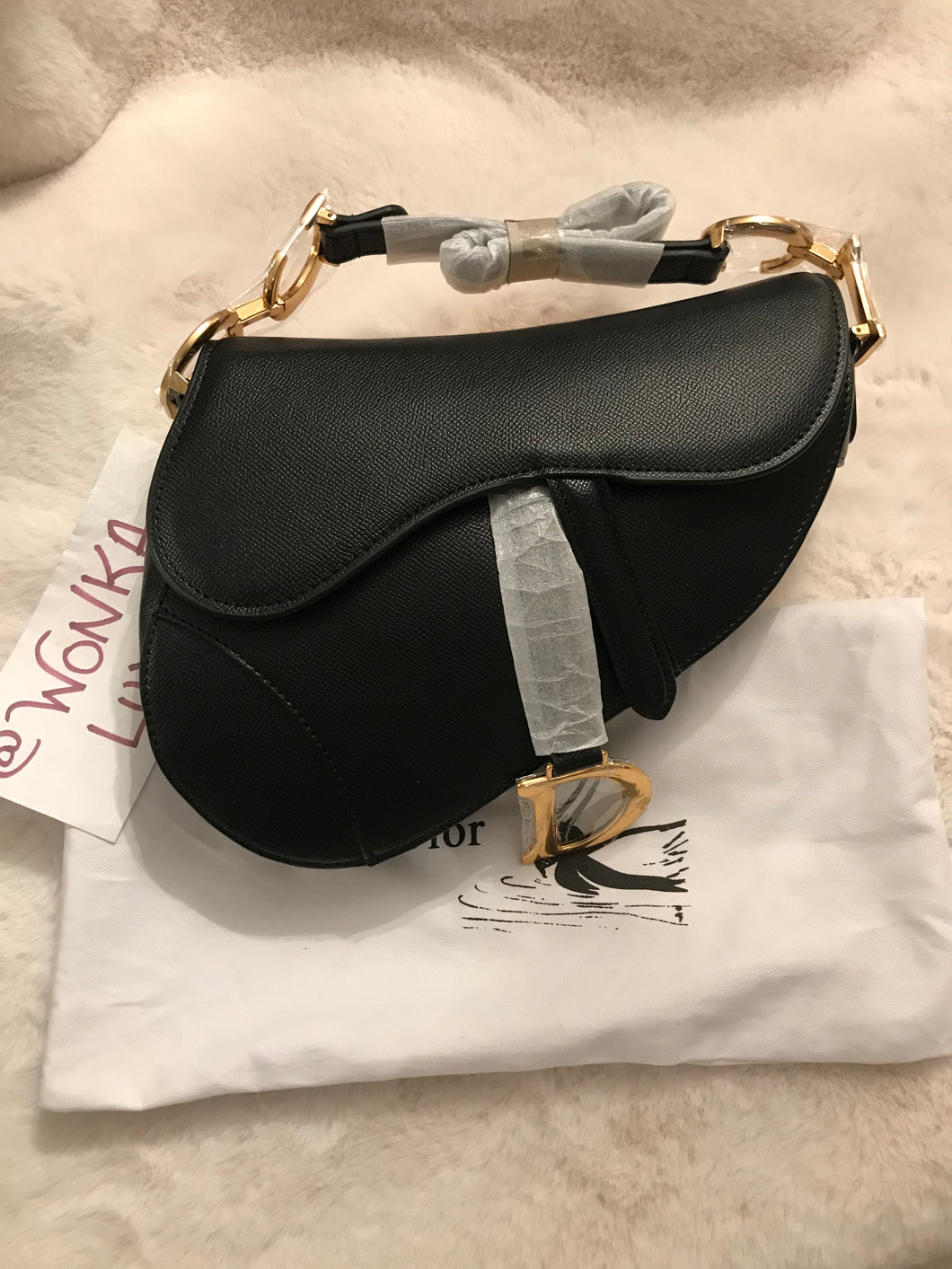 Calfskin Saddle Bag