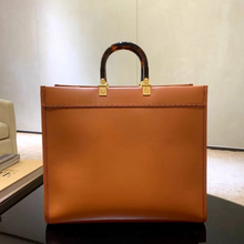 Load image into Gallery viewer, Brown Calfskin Tote
